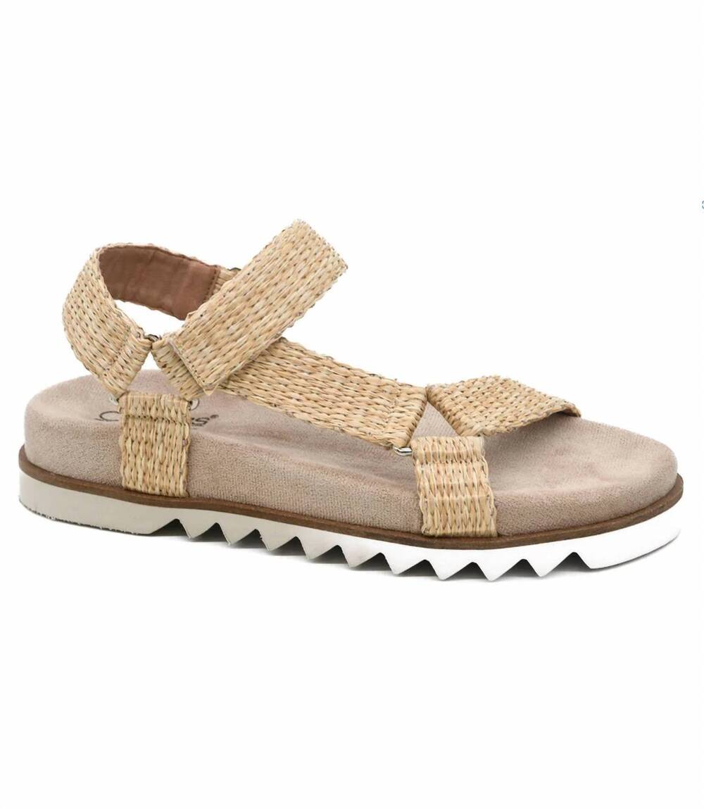 NEW CORKYS FOOTWEAR women's give it a go sandal in raffia
